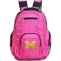 MOJO Pink Michigan Wolverines Backpack Laptop
