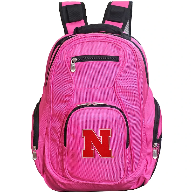 MOJO Pink Nebraska Huskers Backpack Laptop