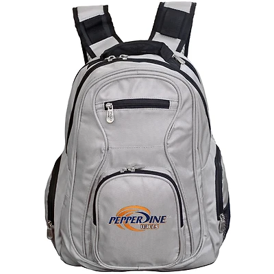 MOJO Gray Pepperdine Waves Backpack Laptop