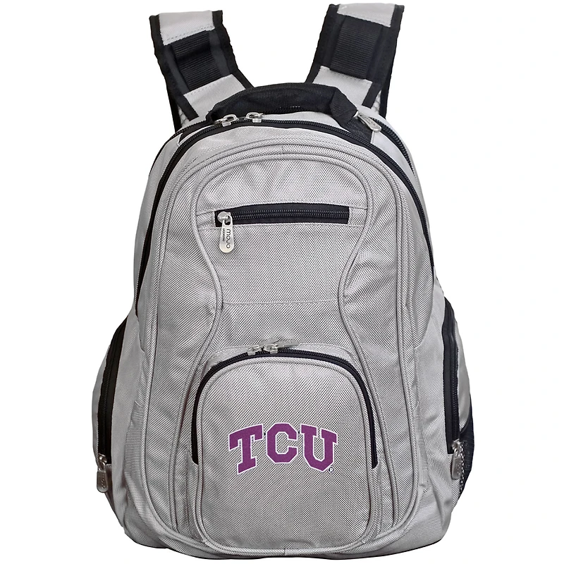 MOJO Gray TCU Horned Frogs Backpack Laptop
