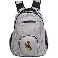 MOJO Gray Wyoming Cowboys Backpack Laptop