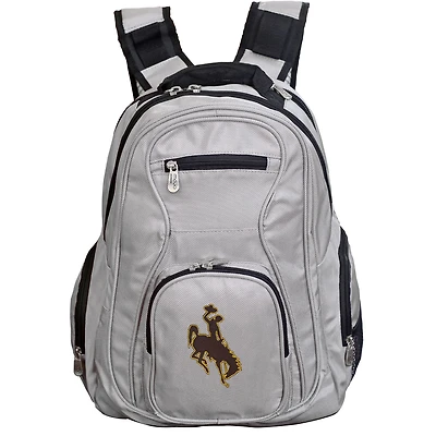MOJO Gray Wyoming Cowboys Backpack Laptop