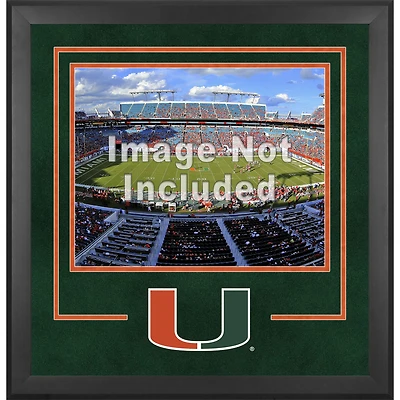 Miami Hurricanes Deluxe 16'' x 20'' Horizontal Photograph Frame with Team Logo