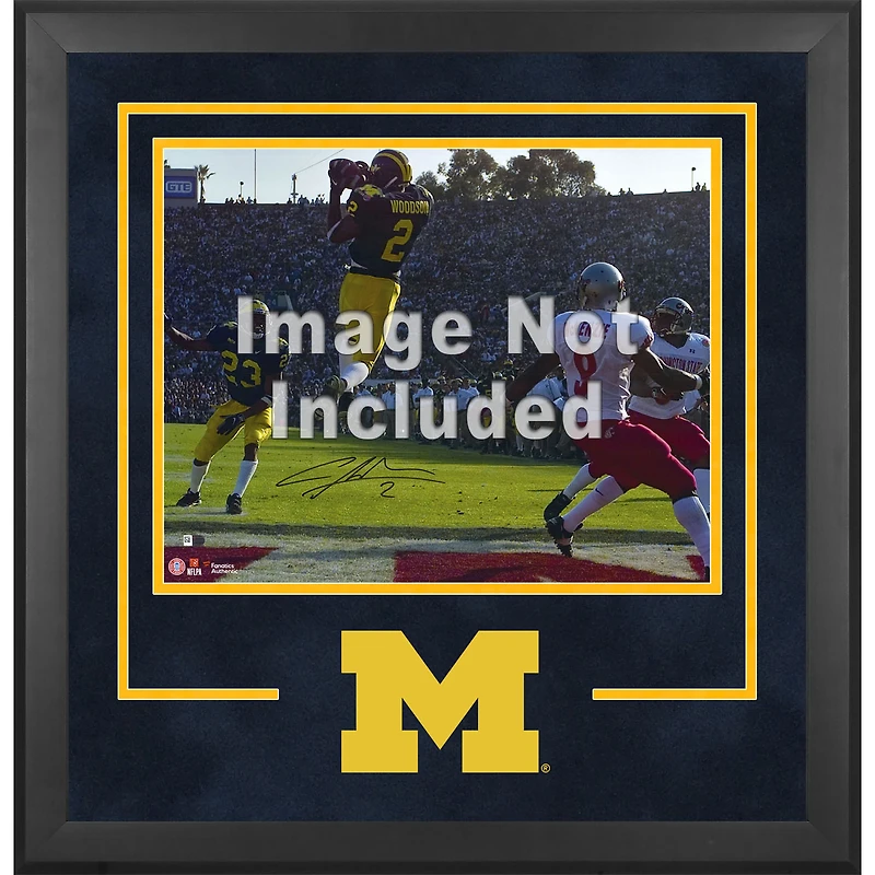 Michigan Wolverines Deluxe 16'' x 20'' Horizontal Photograph Frame with Team Logo