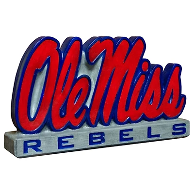 Ole Miss Rebels 12" Rebels Stone Mascot Collegiate Legacy Statue