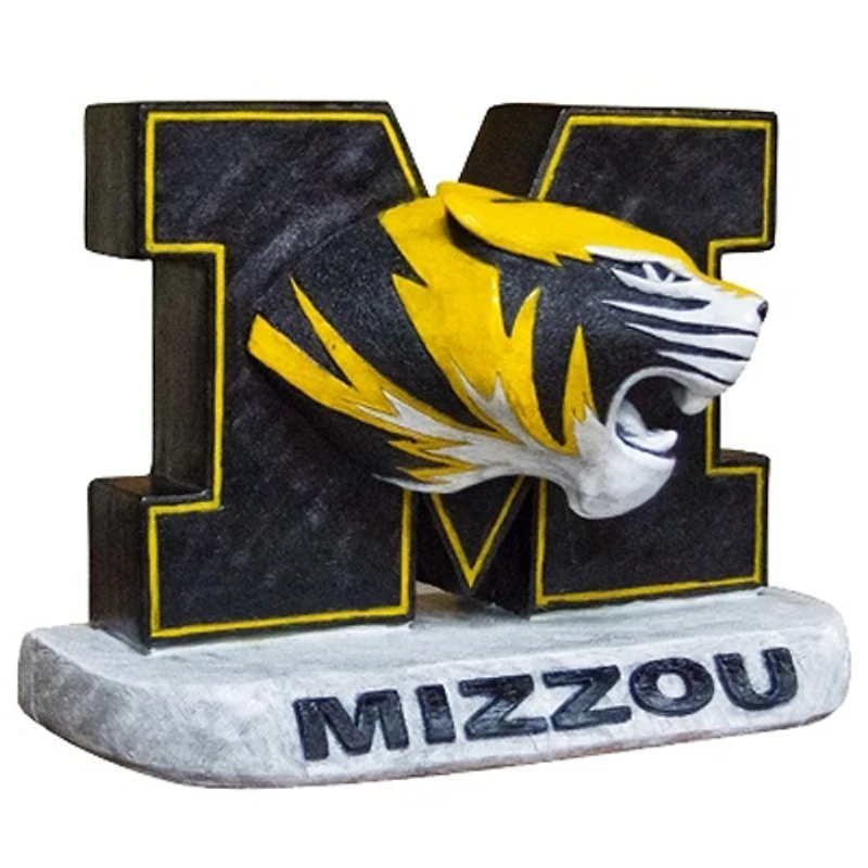 Missouri Tigers 12" Mizzou Tiger Stone Mascot Collegiate Legacy Statue