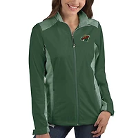 Women's Antigua Green Minnesota Wild Revolve Full-Zip Jacket