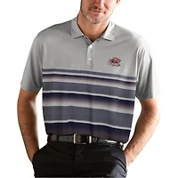 Men's Navy Bucknell Bison Vansport Pro Fade Stripe Polo