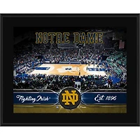 Notre Dame Fighting Irish 10.5'' x 13'' Sublimated Basketball Plaque