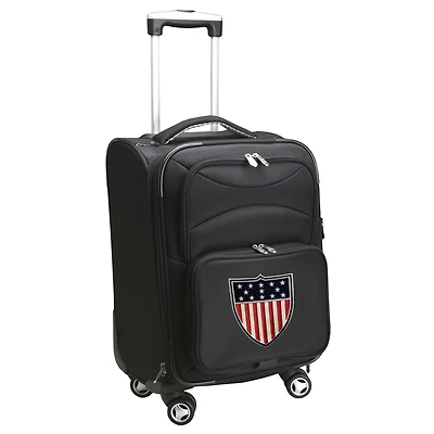 Black Team USA 21" 4 Wheeled Carry-On Spinner