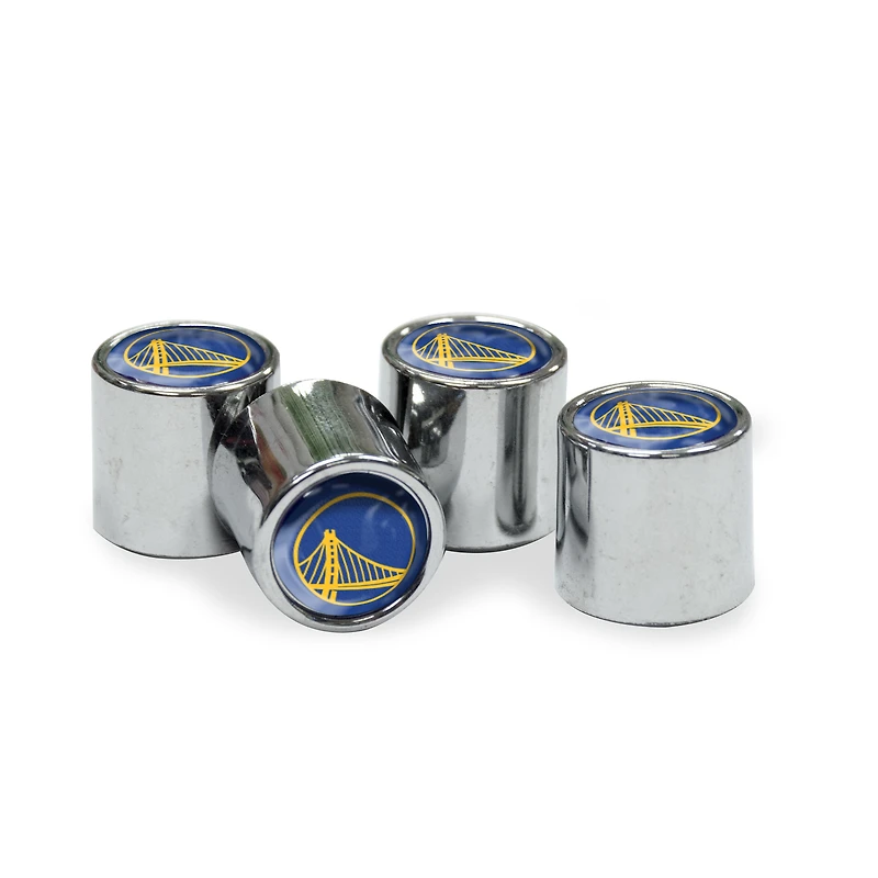 Golden State Warriors 4-Pack Valve Stem Covers Set