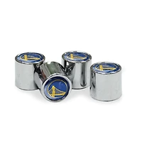 Golden State Warriors 4-Pack Valve Stem Covers Set