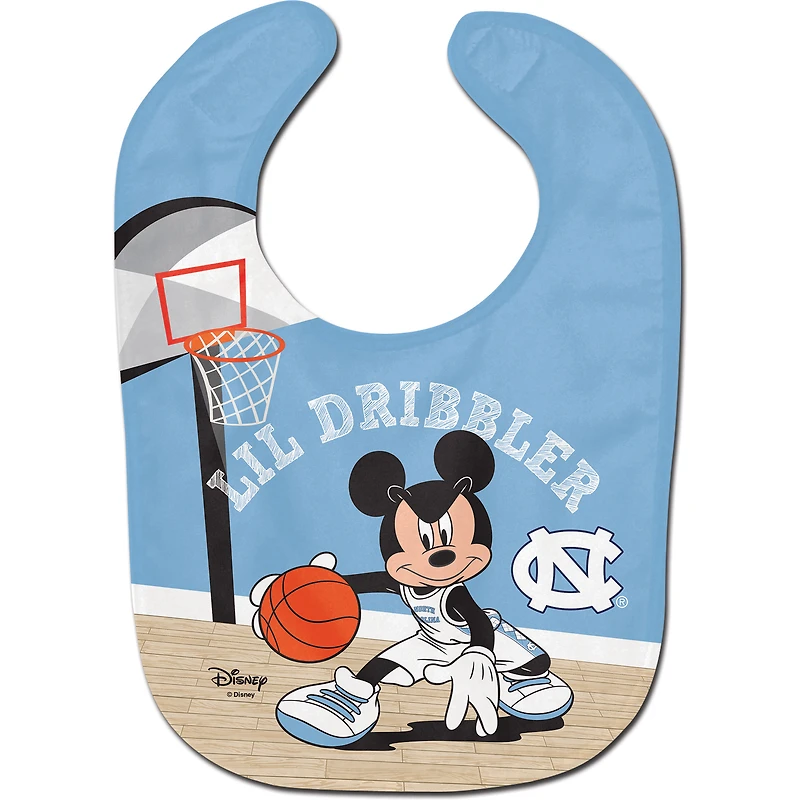 WinCraft North Carolina Tar Heels Disney Mickey All Pro Baby Bib