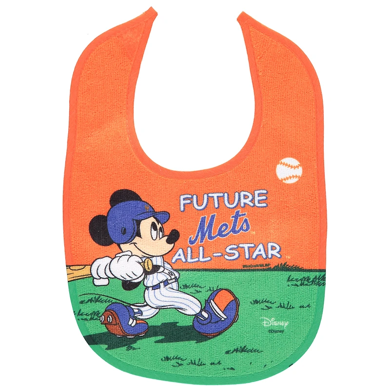 WinCraft New York Mets Disney Mickey All Pro Baby Bib