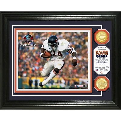 Highland Mint Walter Payton Chicago Bears Hall of Fame Induction Photomint