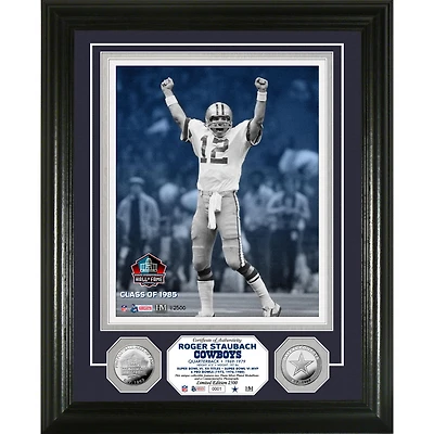 Highland Mint Roger Staubach Dallas Cowboys Hall of Fame Induction Photomint