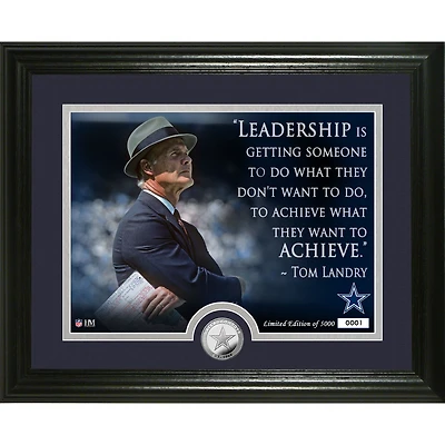Highland Mint Tom Landry Dallas Cowboys Quote Photomint