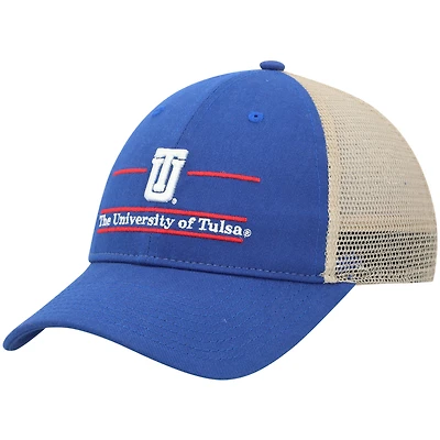 Men's The Game Royal Tulsa Golden Hurricane Split Bar Trucker Adjustable Hat