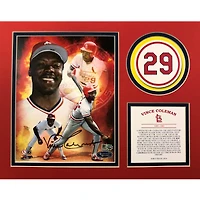 St. Louis Cardinals Autographed Vince Coleman HOF Matte