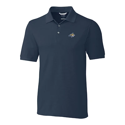 Men's Cutter & Buck Navy Montana State Bobcats Collegiate Big & Tall Advantage DryTec Polo