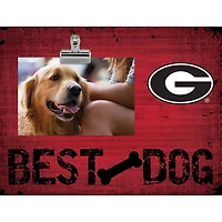 Georgia Bulldogs 10.5" x 8" Best Dog Clip Photo Frame