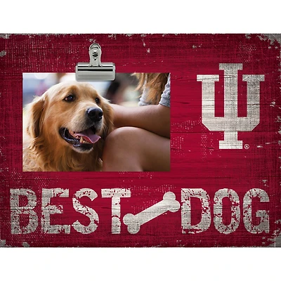 Indiana Hoosiers 10.5" x 8" Best Dog Clip Photo Frame