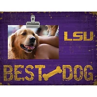 LSU Tigers 10.5" x 8" Best Dog Clip Photo Frame