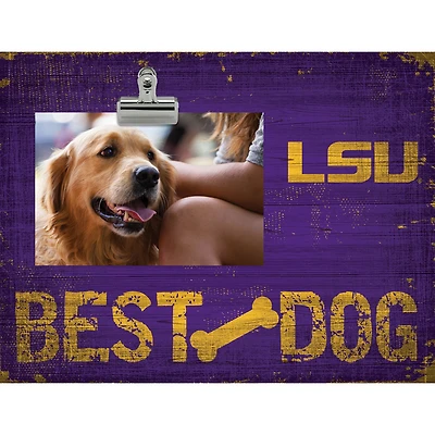 LSU Tigers 10.5" x 8" Best Dog Clip Photo Frame
