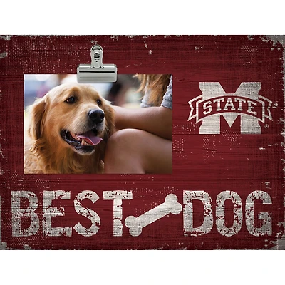 Mississippi State Bulldogs 10.5" x 8" Best Dog Clip Photo Frame