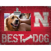 Nebraska Huskers 10.5" x 8" Best Dog Clip Photo Frame