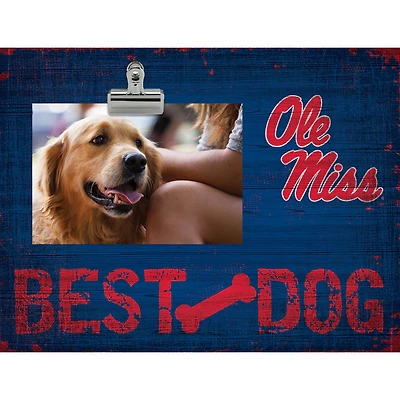 Ole Miss Rebels 10.5" x 8" Best Dog Clip Photo Frame