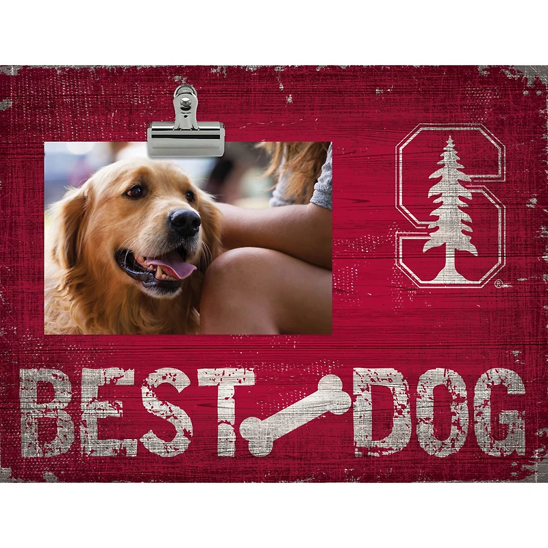 Stanford Cardinal 10.5" x 8" Best Dog Clip Photo Frame