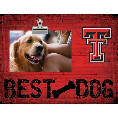 Texas Tech Red Raiders 10.5" x 8" Best Dog Clip Photo Frame
