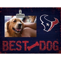Houston Texans 10.5" x 8" Best Dog Clip Photo Frame