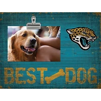 Jacksonville Jaguars 10.5" x 8" Best Dog Clip Photo Frame