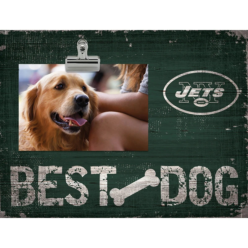 New York Jets 10.5" x 8" Best Dog Clip Photo Frame