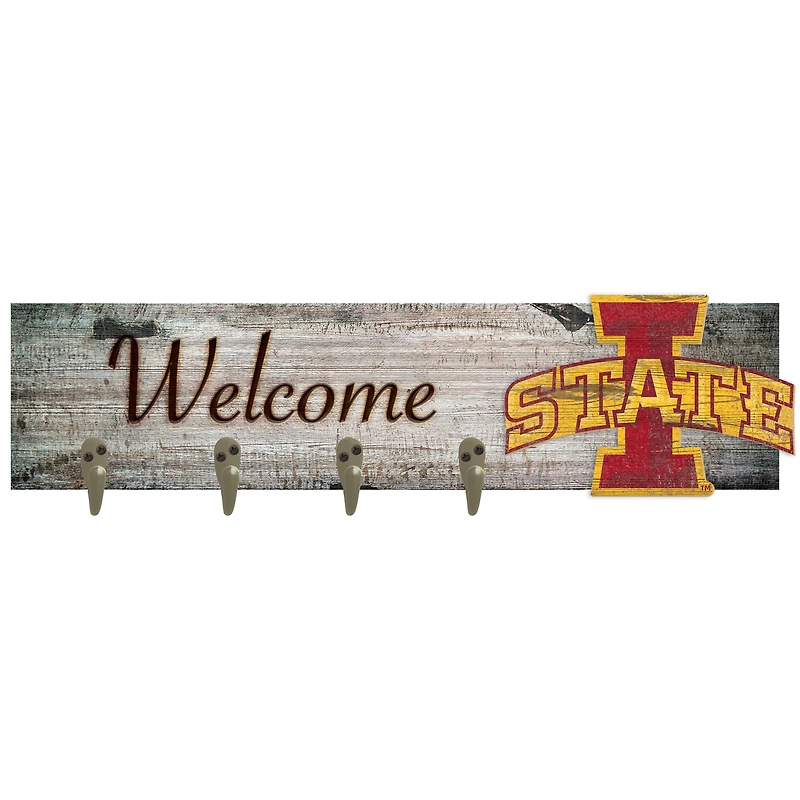 Iowa State Cyclones 24" x 6" Mounted Coat Hanger