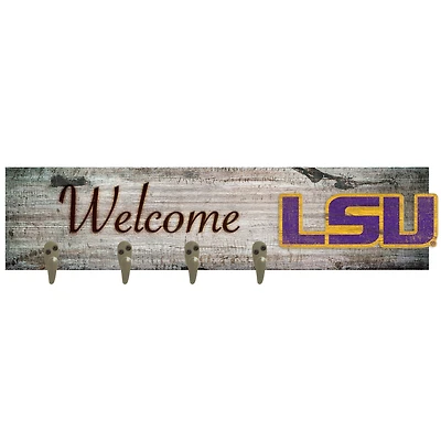 LSU Tigers 24" x 6" Mounted Coat Hanger