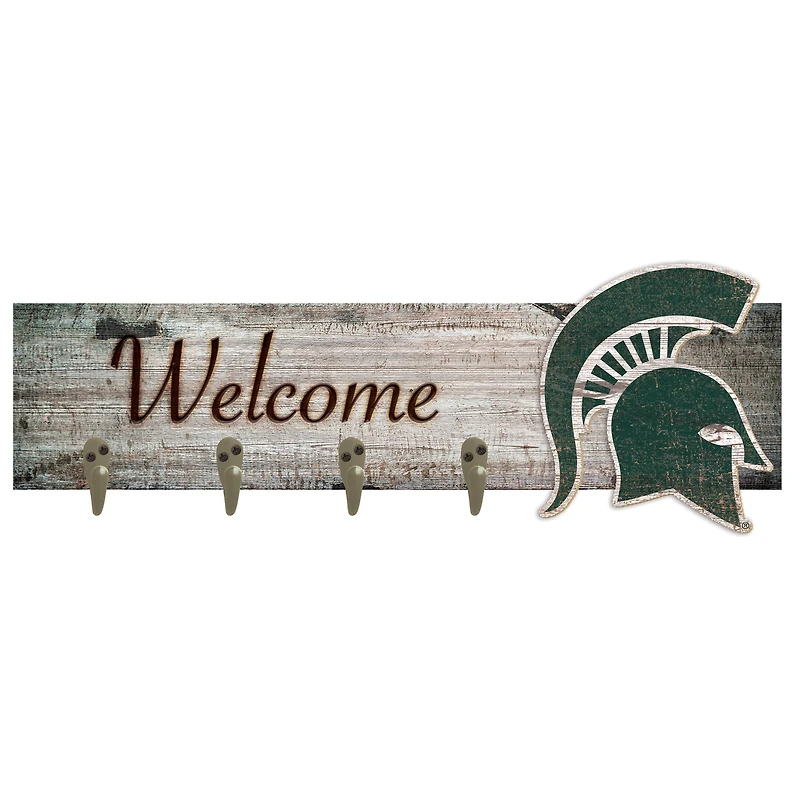 Michigan State Spartans 24" x 6" Mounted Coat Hanger