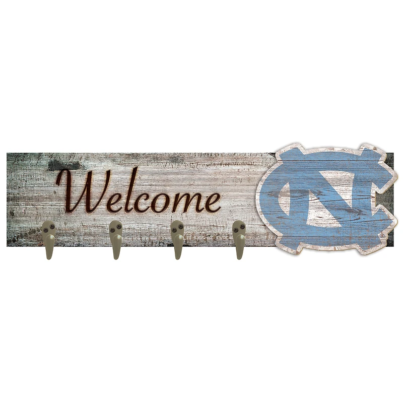 North Carolina Tar Heels 24" x 6" Mounted Coat Hanger