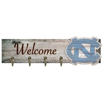 North Carolina Tar Heels 24" x 6" Mounted Coat Hanger