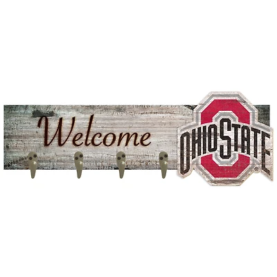 Ohio State Buckeyes 24" x 6" Mounted Coat Hanger