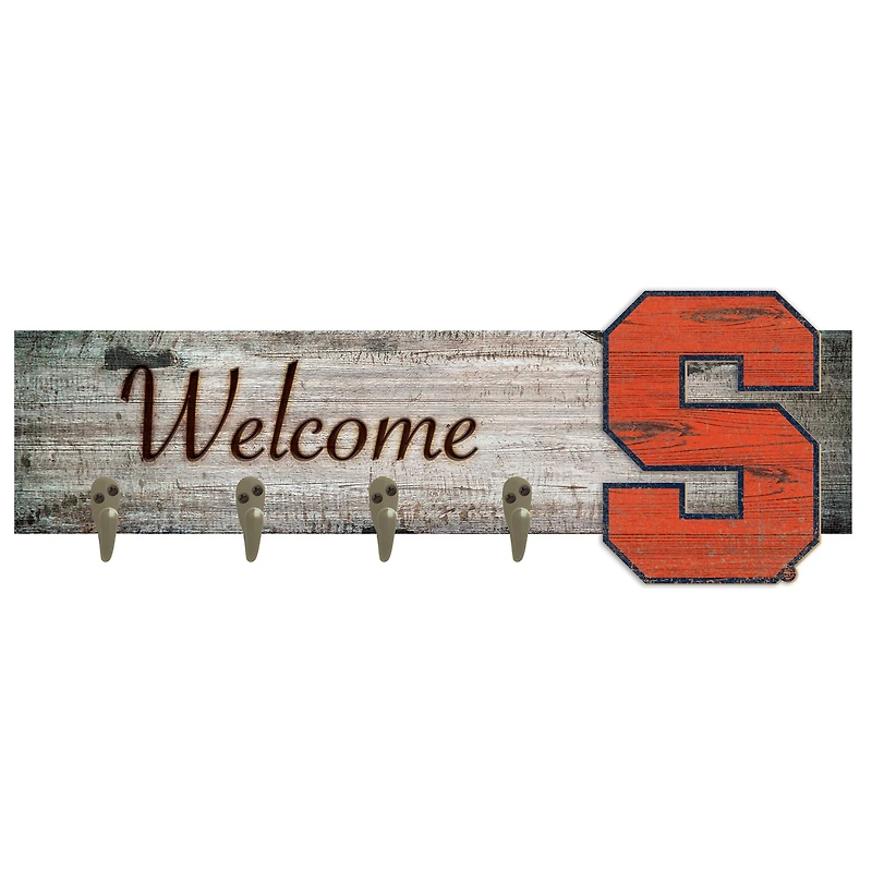 Syracuse Orange 24" x 6" Mounted Coat Hanger