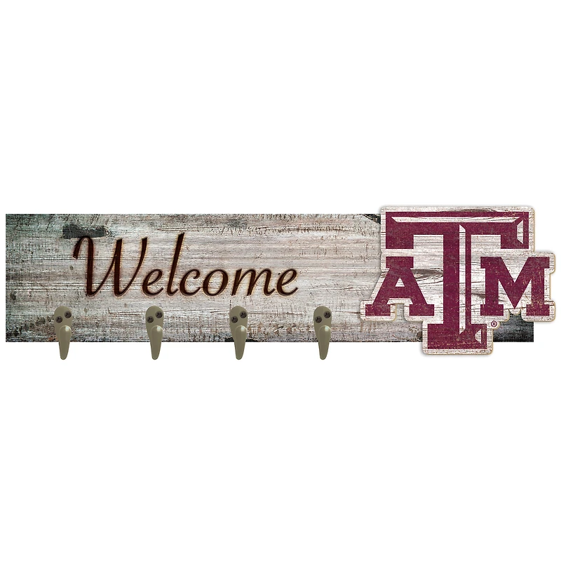 Texas A&M Aggies 24" x 6" Mounted Coat Hanger