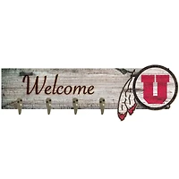 Utah Utes 24" x 6" Mounted Coat Hanger