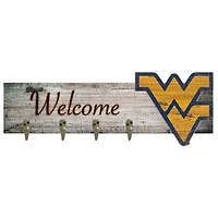 West Virginia Mountaineers 24" x 6" Mounted Coat Hanger