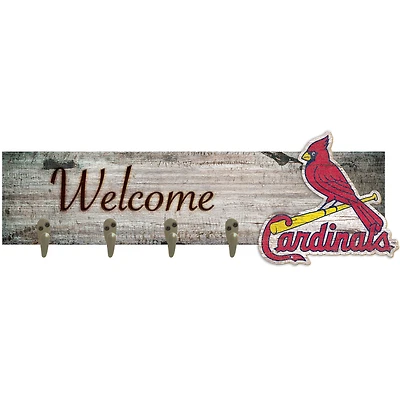St. Louis Cardinals 24" x 6" Mounted Coat Hanger