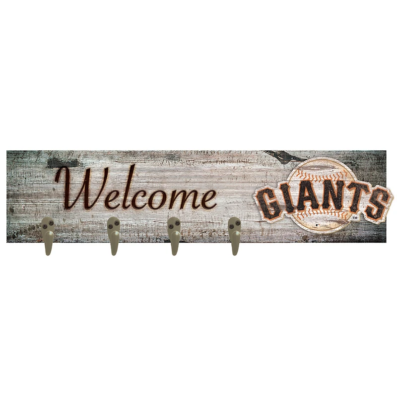 San Francisco Giants 24" x 6" Mounted Coat Hanger