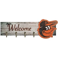 Baltimore Orioles 24" x 6" Mounted Coat Hanger