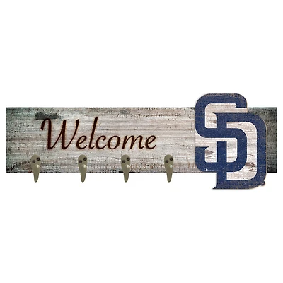 San Diego Padres 24" x 6" Mounted Coat Hanger
